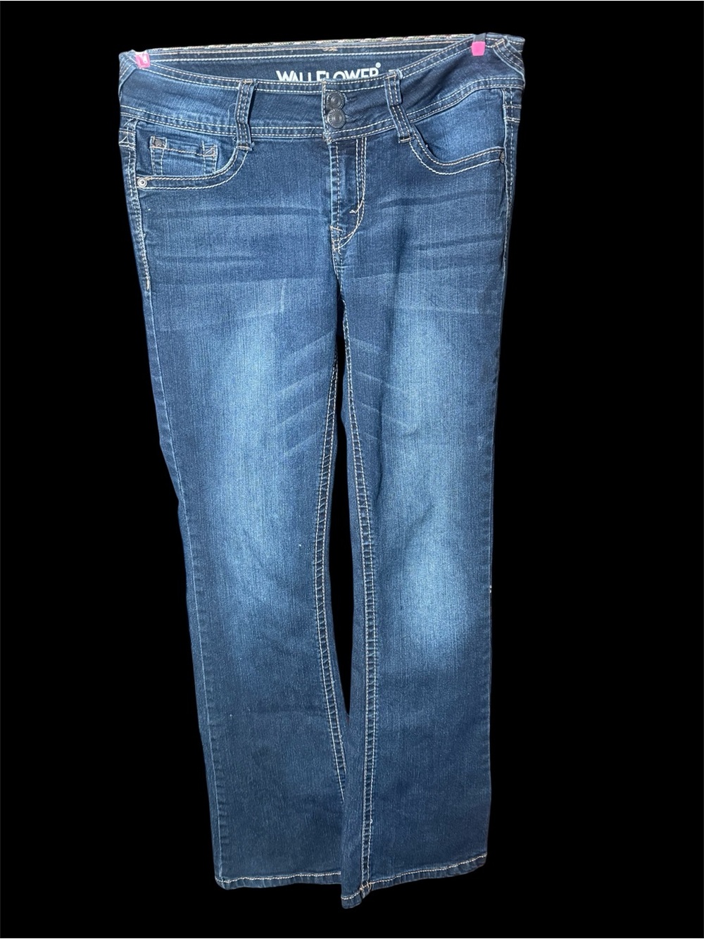 Wallflower Jeans Size 7 Short Petite Denim Skinny Mid Rise Stretch